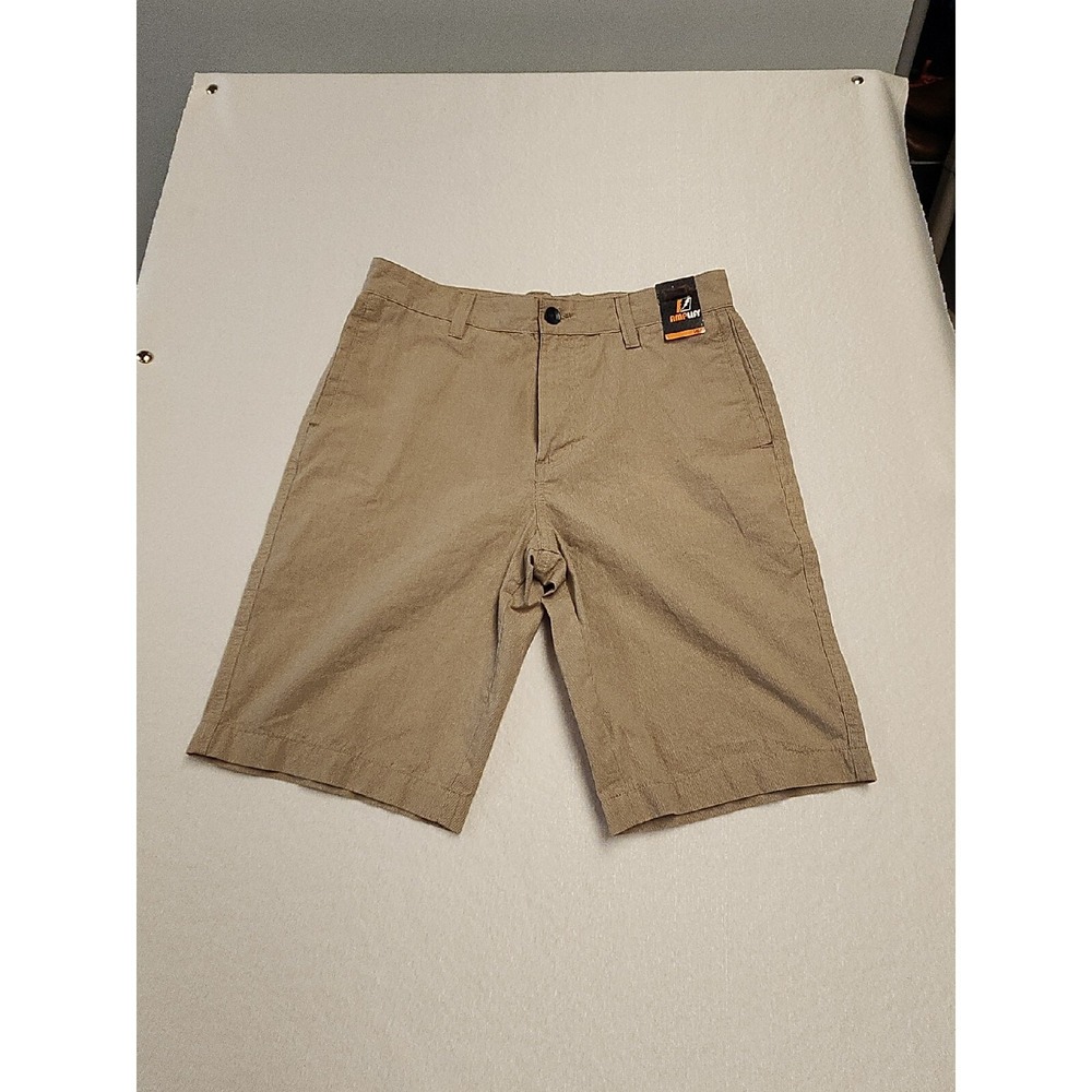 Amplify Men's Size 32 Chino Shorts  Brown Cotton Dress Shorts New